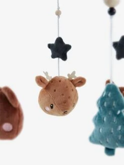 Mobile Musical GREEN FOREST Beige / Multicolore - Vertbaudet -Maison mobile musical green forest 2