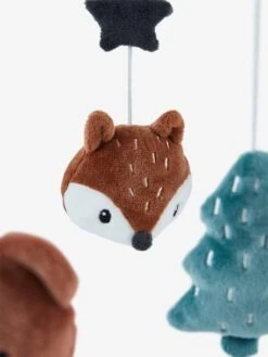 Mobile Musical GREEN FOREST Beige / Multicolore - Vertbaudet -Maison mobile musical green forest 3