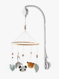 Mobile Musical HANOÏ Vert / Multicolore - Vertbaudet -Maison mobile musical hanoi 2