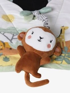 Panneau D'activités Musical En Tissu TANZANIE Blanc - Vertbaudet -Maison panneau dactivites musical en tissu tanzanie 4