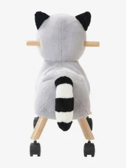 Raton Laveur Masqué à Roulettes En Peluche Et Bois FSC® Multicolore - Vertbaudet -Maison raton laveur masque a roulettes en peluche et bois fsc 3