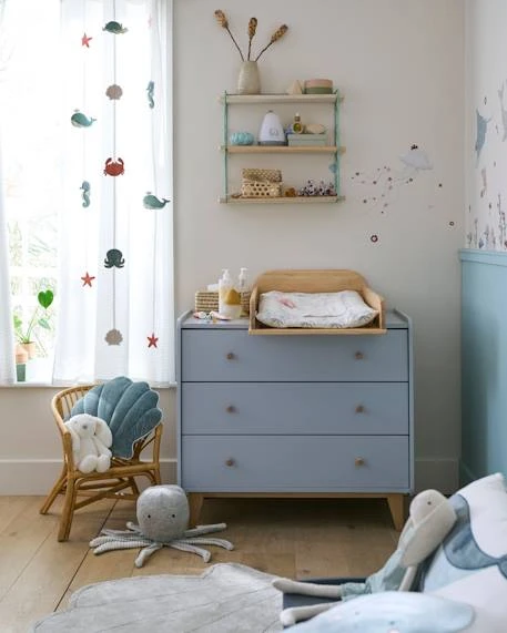 Rideau Tamisant Sous L'Océan Blanc - Vertbaudet 5 Rideau Tamisant Sous L'Océan Blanc - Vertbaudet – Image 5