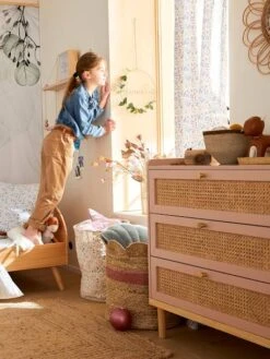 Rideau Voilage PLACE DU LILAS écru / Multicolore - Vertbaudet -Maison rideau voilage place du lilas 5