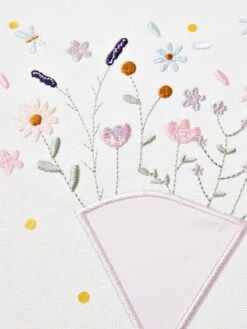 Tambour Brodé DOUCE PROVENCE Marron - Vertbaudet -Maison tambour brode douce provence 3