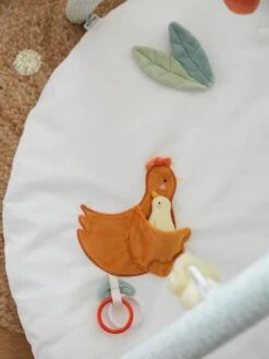 Tapis D'éveil Avec Arches En Coton Nid D'abeille LOVELY FARM Lovely Farm - Multicolore - Vertbaudet -Maison tapis deveil avec arches en coton nid dabeille lovely farm 3