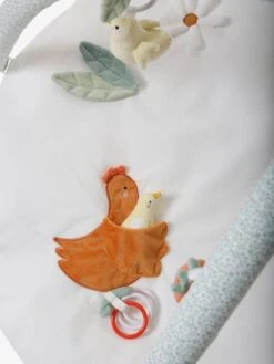 Tapis D'éveil Avec Arches En Coton Nid D'abeille LOVELY FARM Lovely Farm - Multicolore - Vertbaudet -Maison tapis deveil avec arches en coton nid dabeille lovely farm 5