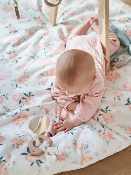 Tapis D'éveil Réversible Eau De Rose - Vertbaudet 2 Tapis D'éveil Réversible Eau De Rose - Vertbaudet – Image 2