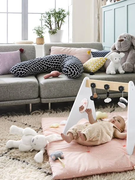 Tapis D'éveil Souple Sans Arche Sweet Fun Rose Imprimé - Vertbaudet 3 Tapis D'éveil Souple Sans Arche Sweet Fun Rose Imprimé - Vertbaudet – Image 3