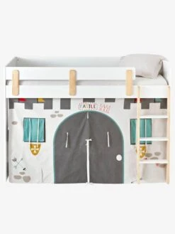 Tente De Lit Château Fort Pour Lit Mezzanine Mi Hauteur Ligne Everest Gris - Vertbaudet 10 Tente De Lit Château Fort Pour Lit Mezzanine Mi Hauteur Ligne Everest Gris - Vertbaudet -Maison tente de lit chateau fort pour lit mezzanine mi hauteur ligne everest 4