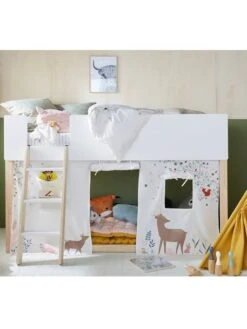 Tente De Lit Forêt Enchantée Blanc - Vertbaudet -Maison tente de lit foret enchantee 2