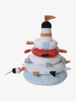 Tour à Empiler En Tissu LEON SUR LE PONTON Multicolore - Vertbaudet 8 Tour à Empiler En Tissu LEON SUR LE PONTON Multicolore - Vertbaudet -Maison tour a empiler en tissu leon sur le ponton 2