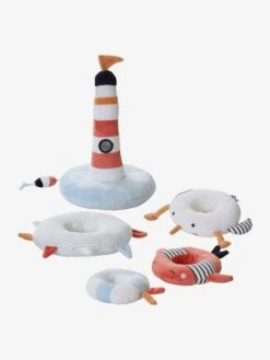 Tour à Empiler En Tissu LEON SUR LE PONTON Multicolore - Vertbaudet 9 Tour à Empiler En Tissu LEON SUR LE PONTON Multicolore - Vertbaudet -Maison tour a empiler en tissu leon sur le ponton 3